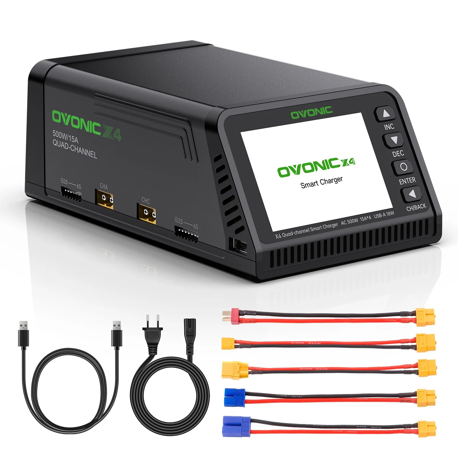 Ovonic X4 AC500W 4 Kanallı Akı - Drone Battery 3S incelemesi ve fiyatı